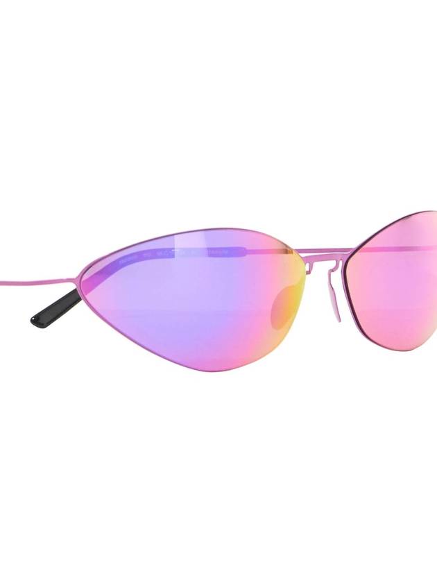 Eyewear Malibu Round Sunglasses Mirror Pink - BALENCIAGA - BALAAN 4