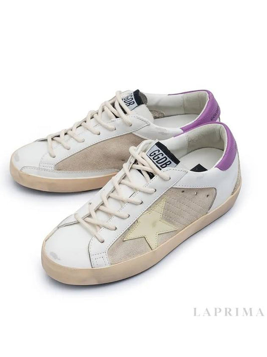 Purple Tab Superstar Low Top Sneakers White - GOLDEN GOOSE - BALAAN 2