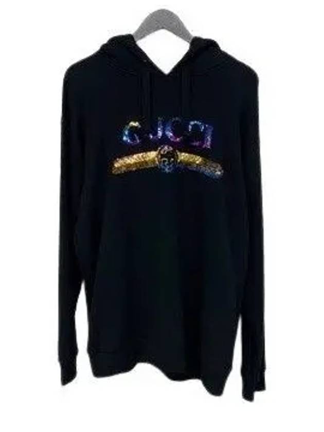 Logo Hoodie Black - GUCCI - BALAAN 1