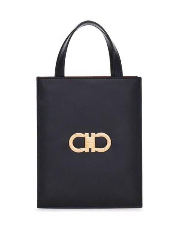 Mini Tote Bag Black - SALVATORE FERRAGAMO - BALAAN 1