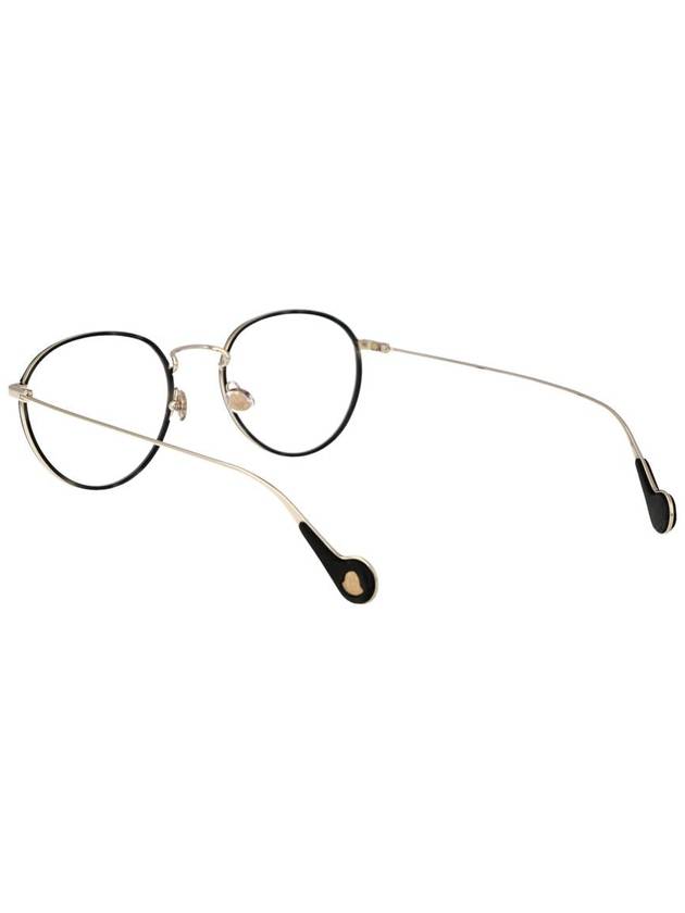 Eyewear Round Metal Eyeglasses Gold - MONCLER - BALAAN 5