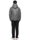 Ultra Light Nylon Hooded Down Padding Grey - THOM BROWNE - BALAAN 6