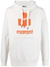 Men's Logo Hoodie White - ISABEL MARANT - BALAAN 1