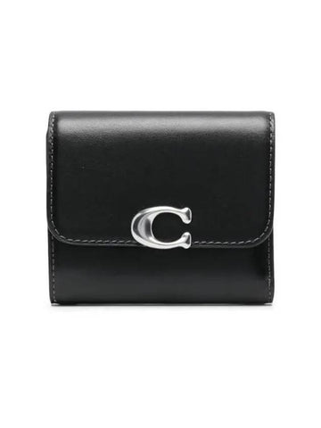 Bandit Leather Half Wallet Black - COACH - BALAAN 1