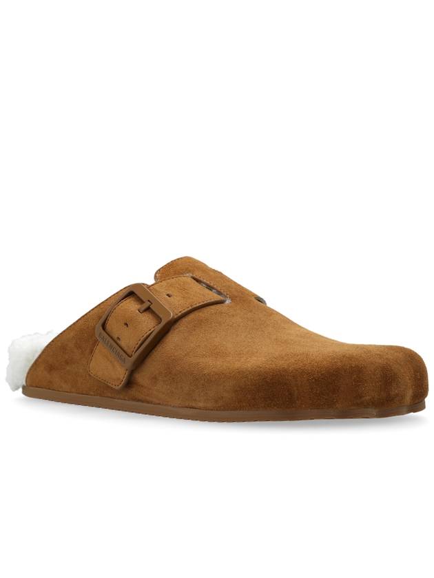 Balenciaga Suede Slippers Sunday, Women's, Brown - BALENCIAGA - BALAAN 4