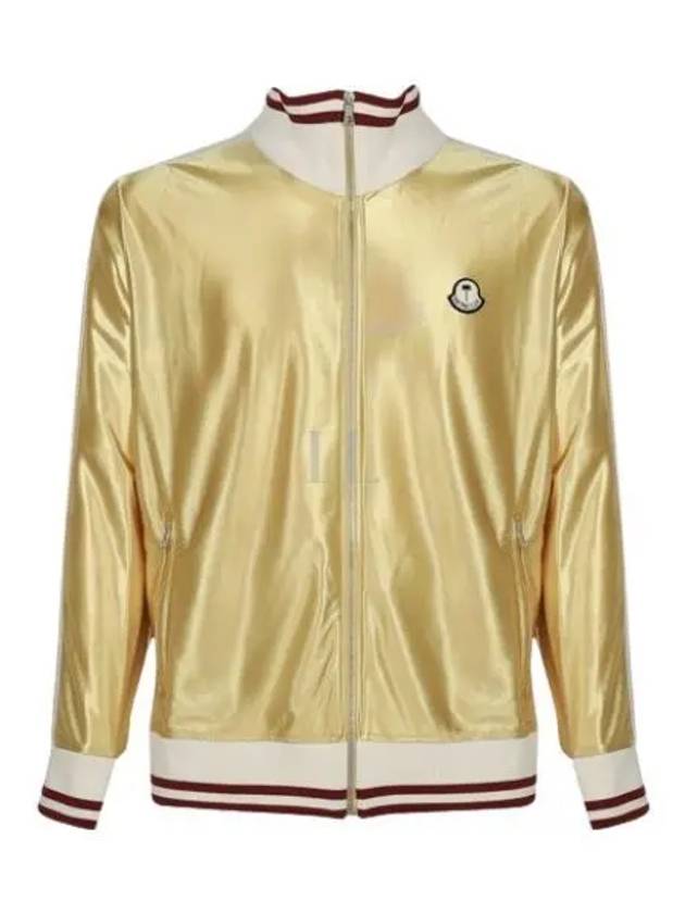 Genius Palm Angels Shiny Men s Zip up Cardigan Regular Fit 8G00002 M2522 135 - MONCLER - BALAAN 1