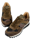 Camouflage Rockstud Low Top Sneakers Green - VALENTINO - BALAAN 5