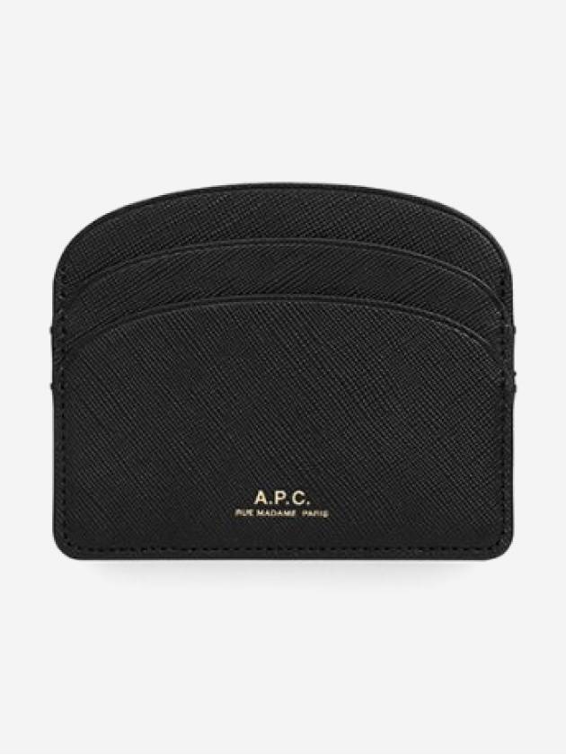 Demi Lune Card Wallet Black - A.P.C. - BALAAN 2