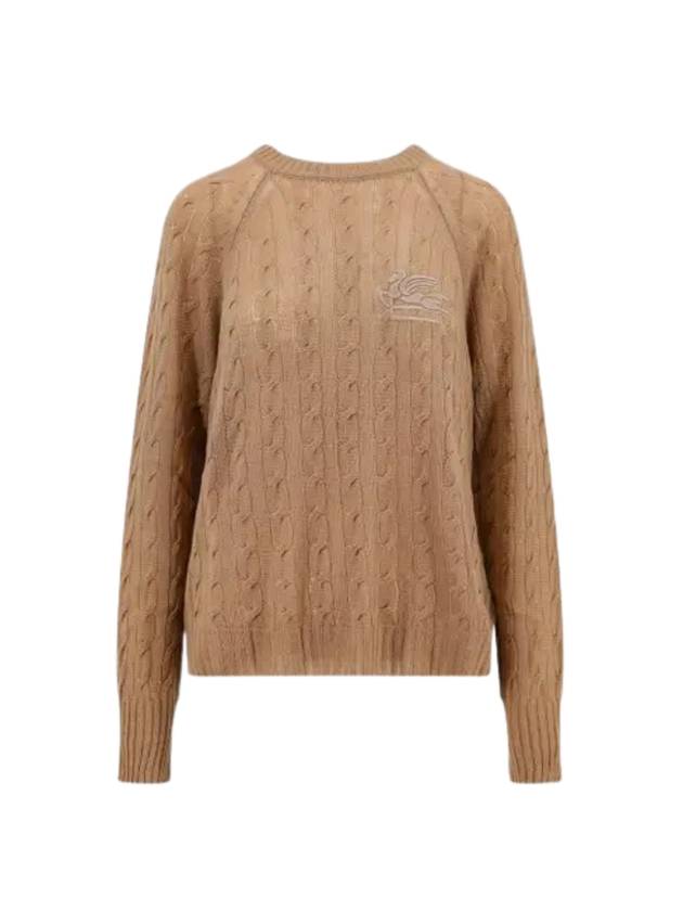 23 fw cashmere sweater WITH embroid Pegasus logo 1279392000800 B0650460025 - ETRO - BALAAN 1