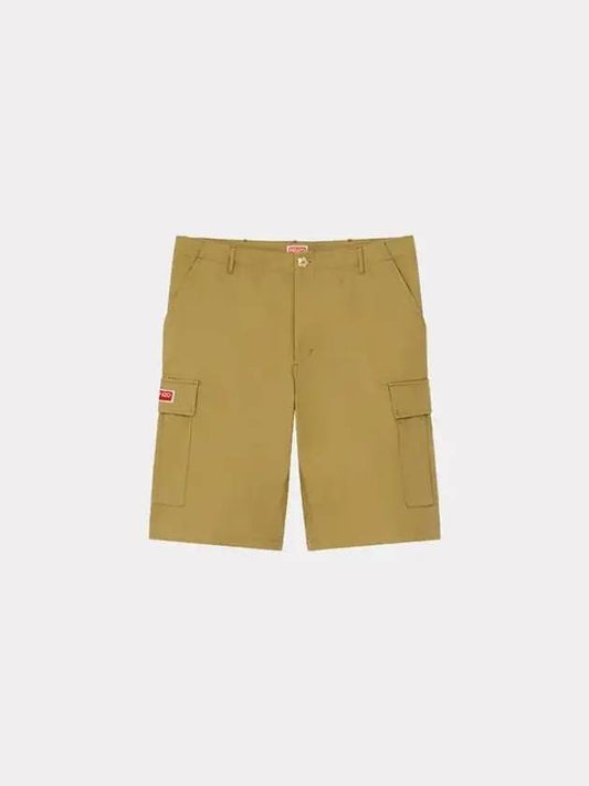 Men's Cargo Shorts Tabak - KENZO - BALAAN.