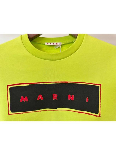 Kids Sweatshirt M01223 M00NF 0M220 Lime 14A - MARNI - BALAAN 2