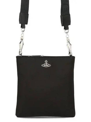 ORB Logo 51160006 W001Y N401 Nylon Square Cross Bag 991769 - VIVIENNE WESTWOOD - BALAAN 1