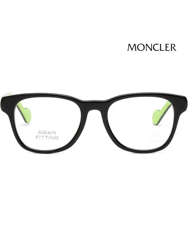 Glasses frame ML5065F 001 black horn rim Asian fit - MONCLER - BALAAN 3