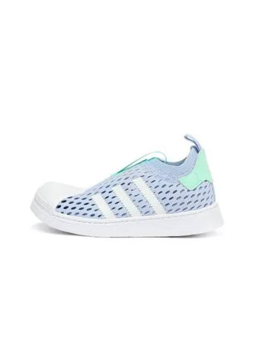 Superstar 360 2 0 Low Top Sneakers Sky Blue - ADIDAS - BALAAN 1