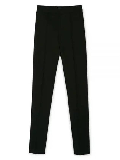 Women's Torino Side Zipper Straight Pants Nero - MAX MARA - BALAAN 2