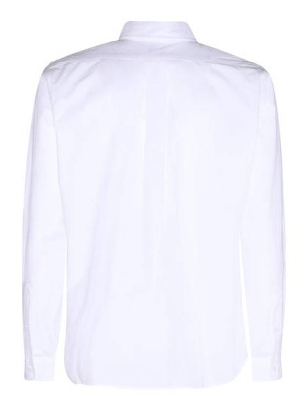 Boke Flower Casual Long Sleeve Shirt White - KENZO - BALAAN 3