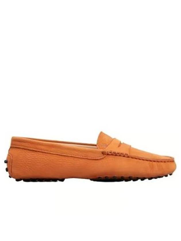 Gommino Suede Driving Shoes Orange - TOD'S - BALAAN 3