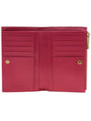 Intrecciato Folder Zipper Card Wallet Cranberry - BOTTEGA VENETA - BALAAN 11