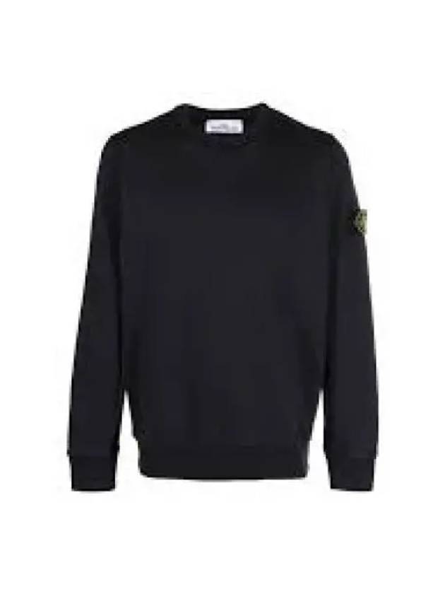 Compass Patch Crew Neck Sweatshirt Navy - STONE ISLAND - BALAAN 2