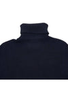 Wappen Patch Wool Turtleneck  Navy - STONE ISLAND - BALAAN 8