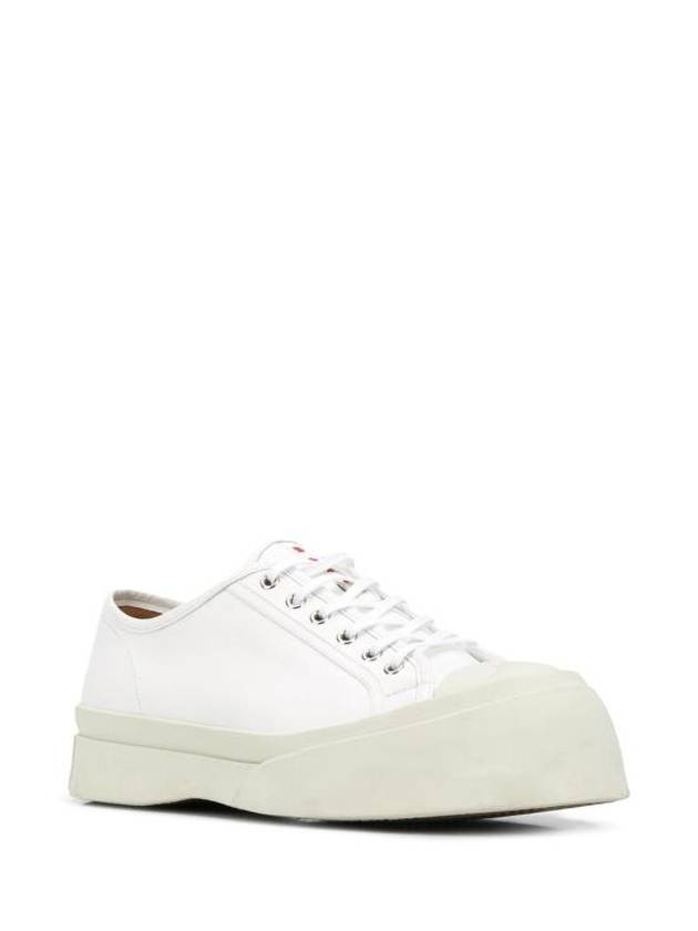 Pablo Platform Nappa Leather Low Top Sneakers Lilywhite - MARNI - BALAAN 3