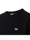 Tricolor Fox Patch Sweatshirt Black - MAISON KITSUNE - BALAAN 6