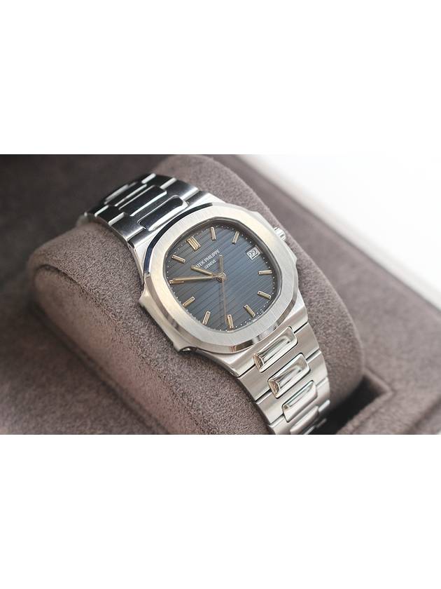 Nautilus Quartz 3900 Blue Plated Steel Watch 33mm - PATEK PHILIPPE - BALAAN 3