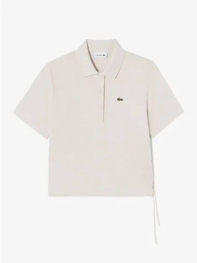 Women s side ribbon polo t shirt PF925E 54NFJ Domestic product GQ2N24080698651 - LACOSTE - BALAAN 1