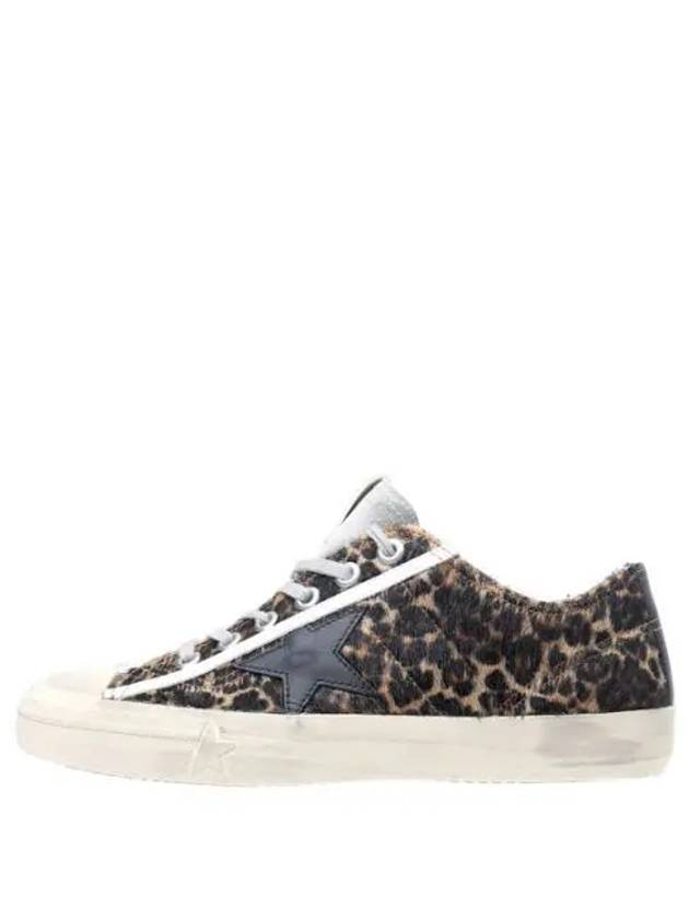 Leopard Print Lace-Up Low-Top Sneakers Brown - GOLDEN GOOSE - BALAAN 2