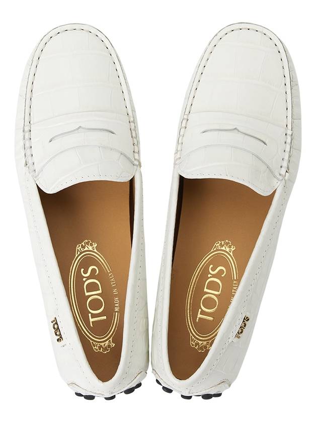 Gommino Driving Shoes White - TOD'S - BALAAN 3