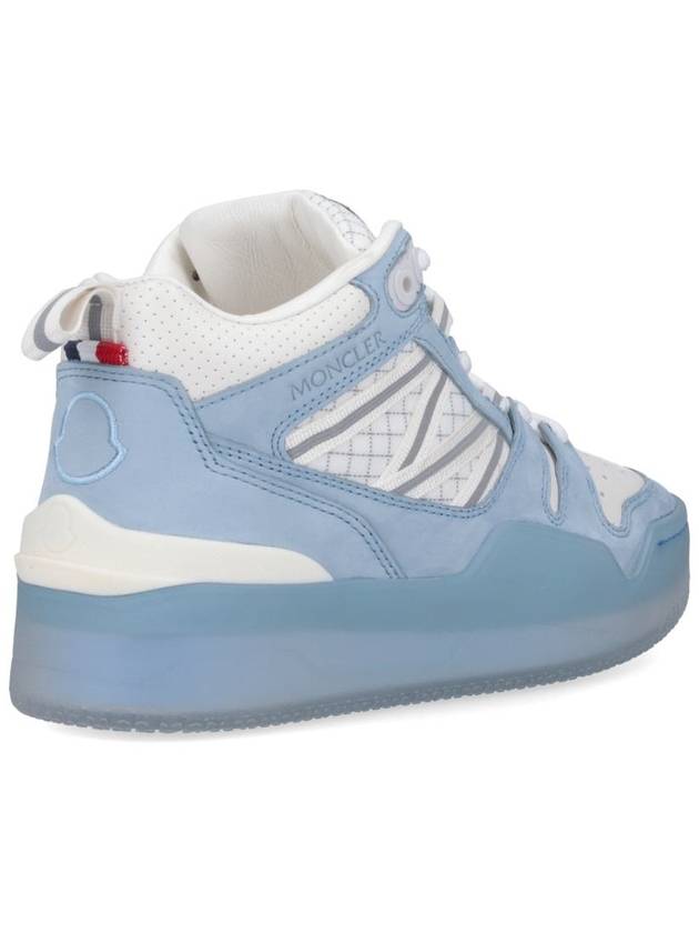 Pivot High Top Sneakers White Blue - MONCLER - BALAAN 5