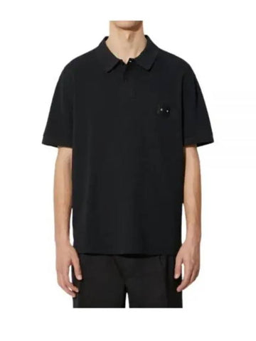 24 Loose Pierced Nipple Polo MY70223A Y517 001N Piercing T Shirt - NEIL BARRETT - BALAAN 1