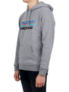 P 6 Logo Uprisal Hoodie Grey - PATAGONIA - BALAAN 4