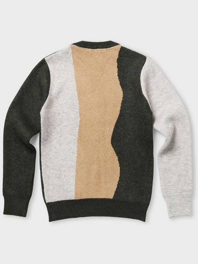 Made In Italy Color Block Crew Neck Sweater F ANIT50 - PANICALE - BALAAN 2