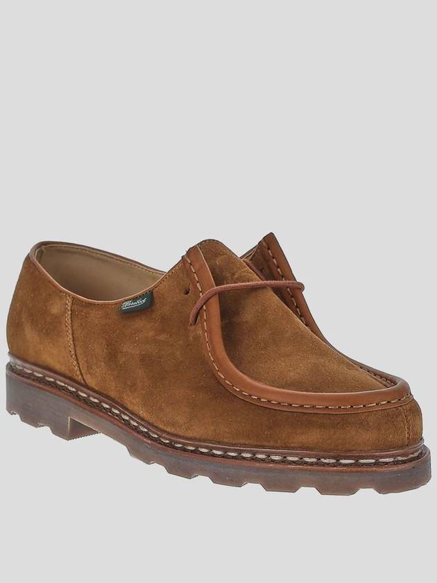 Michael Velor Suede Derby Brown - PARABOOT - BALAAN 3