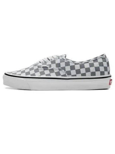 Authentic 44 DX Checkerboard Low Top Sneakers Grey - VANS - BALAAN 2