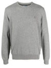 Logo Basic Pullover Knit Top Grey - POLO RALPH LAUREN - BALAAN 2