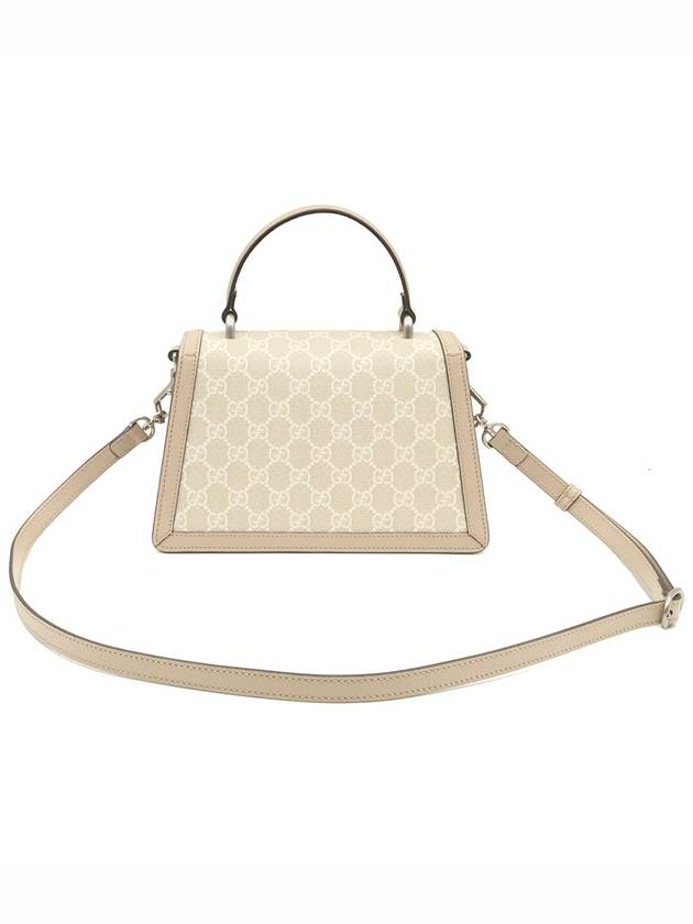 Women s Gucci 739496 GG Beige White Supreme Canvas Dionysus Top Handle 2WAY gt bag Gangbuk used luxury goods - GUCCI - BALAAN 4