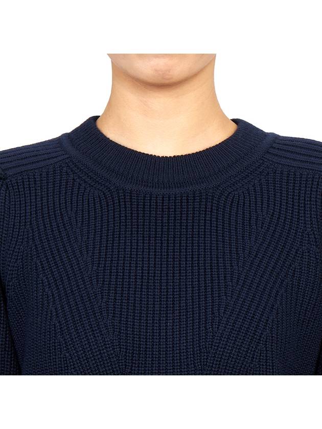 Mavis Wool Knit Top Navy - ISABEL MARANT - BALAAN 7