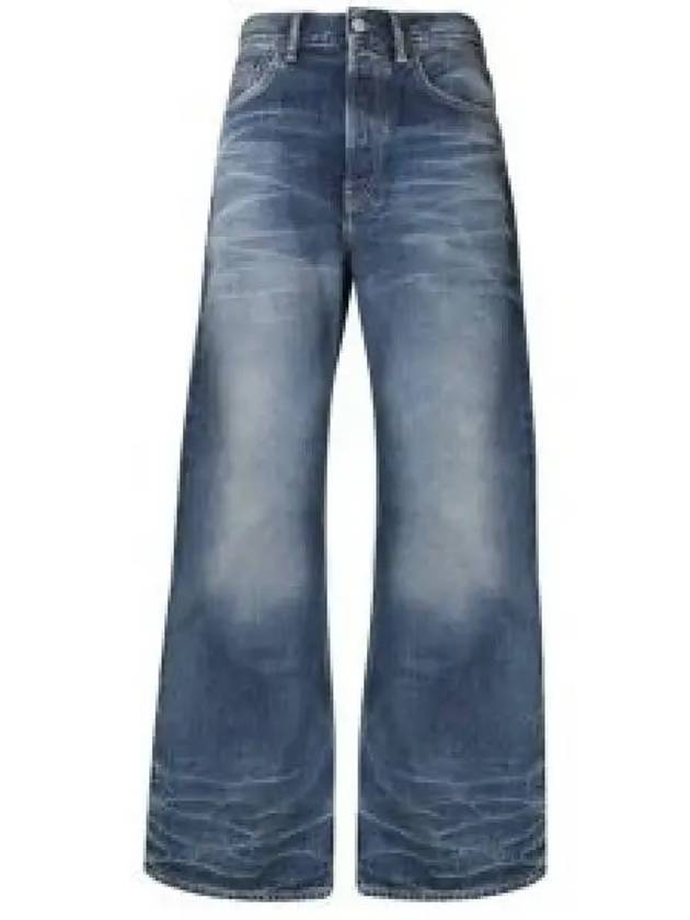 Denim Straight Pants A00500863 MID BLUE - ACNE STUDIOS - BALAAN 2