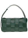 Brick Cassette Intrecciato Shoulder Bag Raintree - BOTTEGA VENETA - BALAAN 3