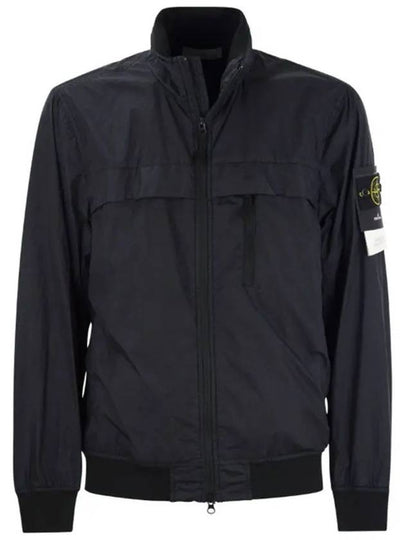 Garment Dyed Crinkle Reps R-Nylon Jacket Blue - STONE ISLAND - BALAAN 2