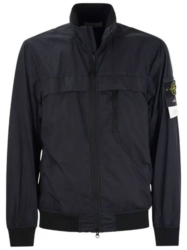 Garment Dyed Crinkle Reps R-Nylon Jacket Blue - STONE ISLAND - BALAAN 3