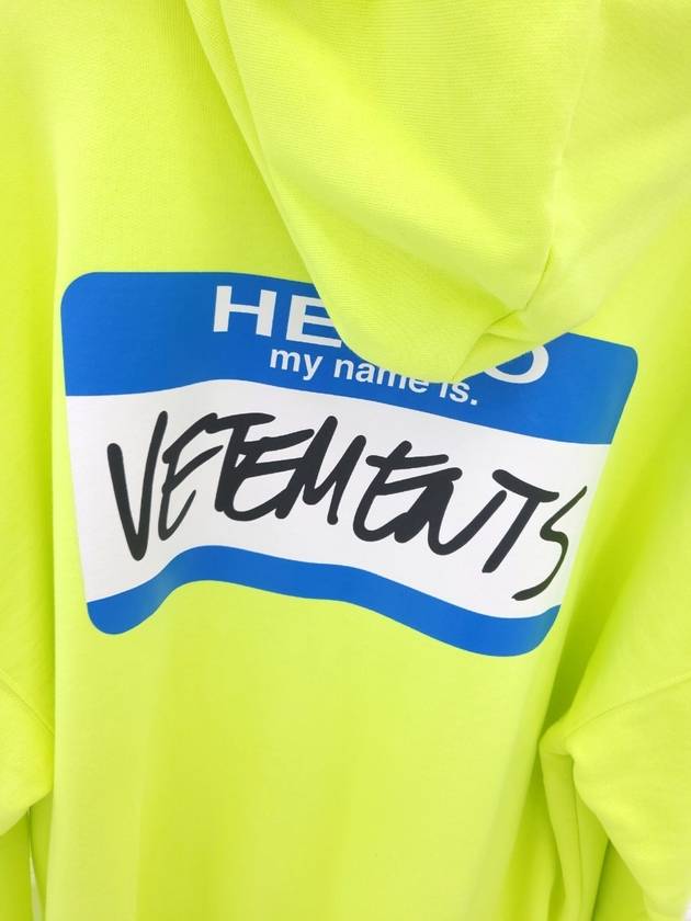 Hello My Name Logo Hoodie S - VETEMENTS - BALAAN 3