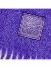 Anagram Wool Mohair Muffler Purple - LOEWE - BALAAN 4