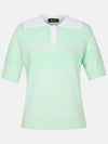 color combination tissue modified collar short sleeve knit TWSRM6121 820 - TAYLORMADE - BALAAN 10