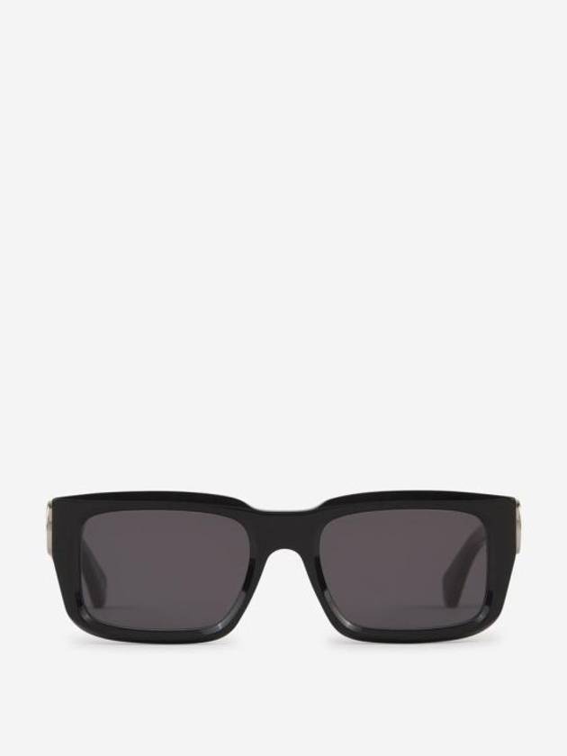 Sunglasses OERI125S24PLA0011007 METALLIC MONOGRAM LOGO INSERT ON TEMPLES - OFF WHITE - BALAAN 1