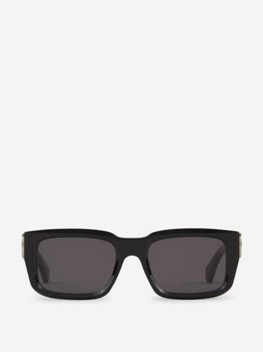 Sunglasses OERI125S24PLA0011007 METALLIC MONOGRAM LOGO INSERT ON TEMPLES - OFF WHITE - BALAAN 1