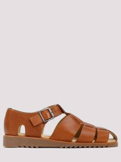 Pacific Buckle Gladiator Sandals Brown - PARABOOT - BALAAN 2