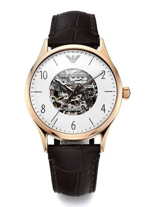 Luigi Skeleton Watch Brown - EMPORIO ARMANI - BALAAN.